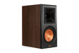 Lentynininė garso kolonėlės Klipsch Reference RP-600M, 400W - Šoninis vaizdas su medžio tekstūra