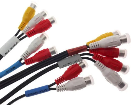 Linijinių jungtis Alpine INE-W920R 14/20pin AV - AV jungčių rinkinys su etiketėmis