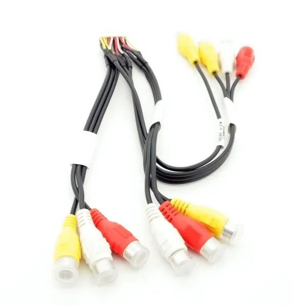 Linijinių jungtis Kenwood DNX-8120 20pin AV - laidai su RCA jungtimis ir 20pin jungtimi