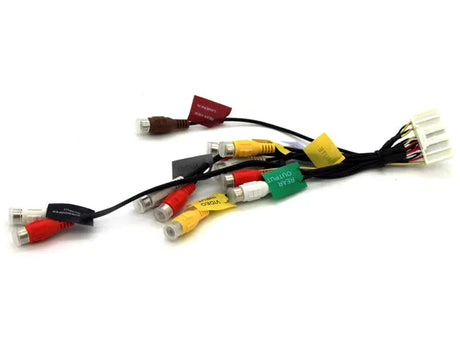 Linijinių jungtis Pioneer AVIC-X920BT 32pin AV - AV jungtys su žymėjimais ir jungikliu