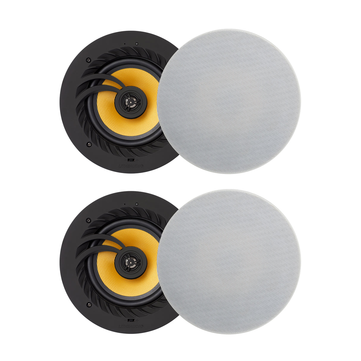 Lithe Audio Bluetooth 5 Wireless 6.5" Ceiling Speaker, belaidžių garsiakalbių komplektas (2+2)