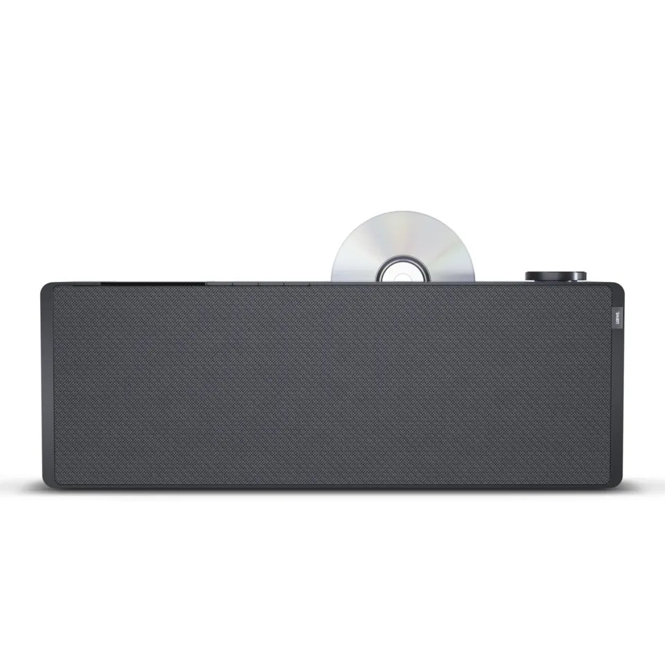 Loewe Klang S3, internetinis radijas su CD, Bluetooth, DAB+, 120W - CD diskas įdėtas į grotuvą