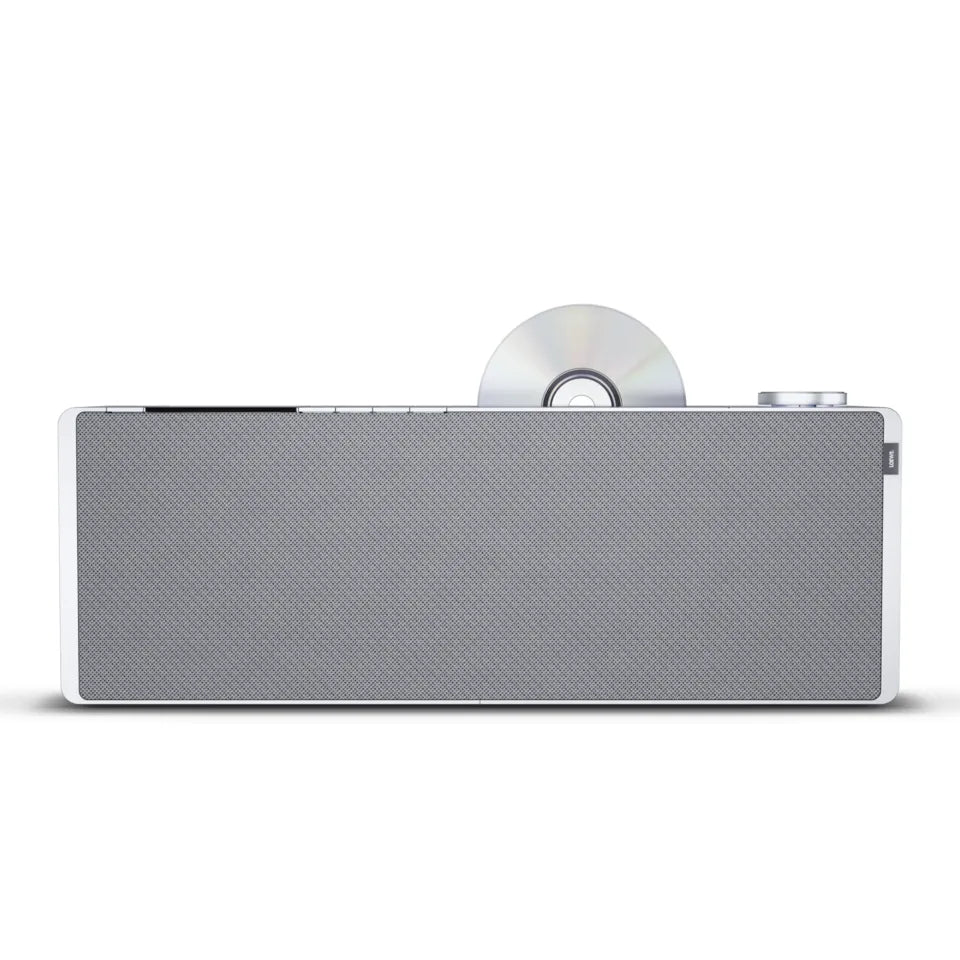 Loewe Klang S3, internetinis radijas su CD, Bluetooth, DAB+, 120W - CD diskas įdėtas į viršutinę dalį