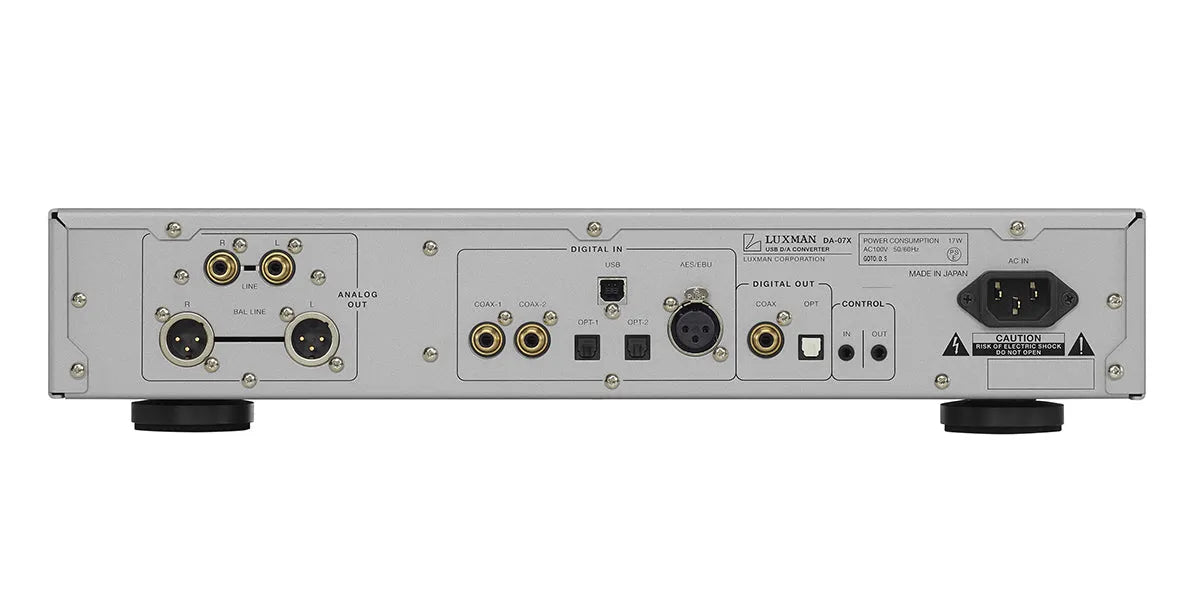 Luxman DA-07X, aukštos raiškos USB DAC (skaitmeninis į analoginį garso keitiklis)
