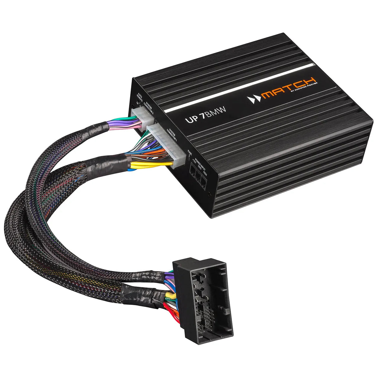 MATCH UP 7BMW, 7-nių kanalų automobilinis garso stiprintuvas skirtas BMW HiFi sistemoms