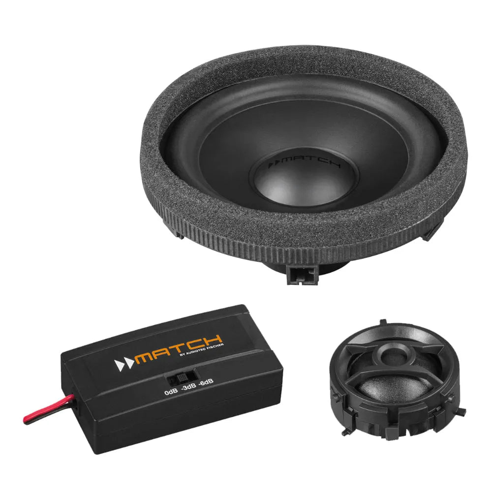 MATCH UP C42MB-FRT.3, 12 cm, komponentiniai garsiakalbiai Mercedes-Benz C klasei