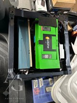 MB Sprinter, garso izoliacija, garso aparatūra, papildomas ličio akumas