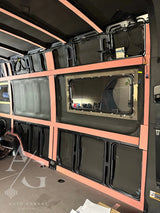 MB Sprinter, garso izoliacija, garso aparatūra, papildomas ličio akumas