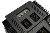 McIntosh MC901, monofoninis stiprintuvas (sujungia 300 vatų lempinį stiprintuvą ir 600 vatų tranzistorinį stiprintuvą viename korpuse) 