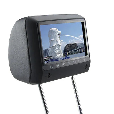 MH701BK-DV LCD DVD grotuvas-monitorius su atlošu 7” - Atlošiamas monitorius su valdymo mygtukais apačioje