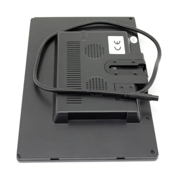 MS901BK monitorius 9.0", juodas - galinė panelė su ventiliacija ir laidu