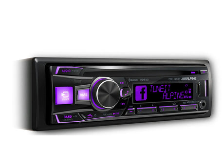 Magnetola automobiliui Alpine CDE-185BT, USB, AUX, BLUETOOTH, TuneIt App