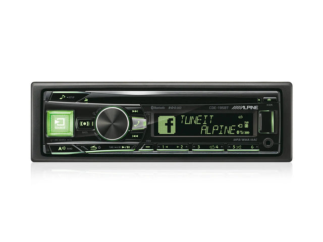 Magnetola automobiliui Alpine CDE-195BT, USB, AUX, BLUETOOTH, TuneIt App