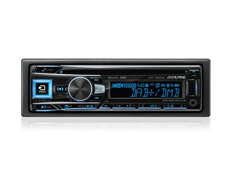 Magnetola automobiliui Alpine CDE-196DAB, USB, AUX, BLUETOOTH, DAB+