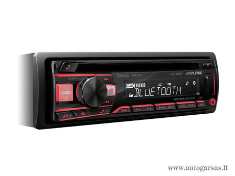 Magnetola automobiliui Alpine CDE-203BT, CD, USB, BLUETOOTH