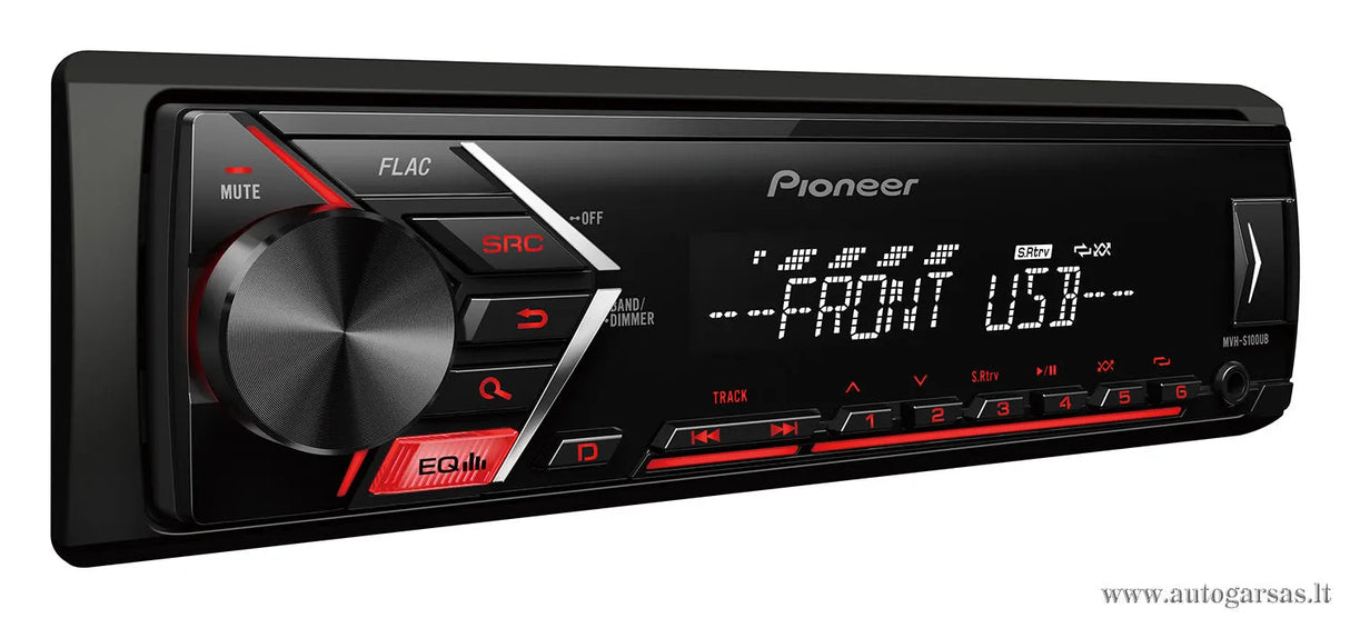 Magnetola automobiliui Pioneer MVH-S100UB 4 x 50W, AUX, USB, RDS, Android