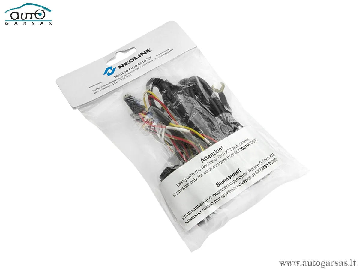 Maitinimo kabelis Neoline Fuse Cord X7 ir magnetinis laikiklis