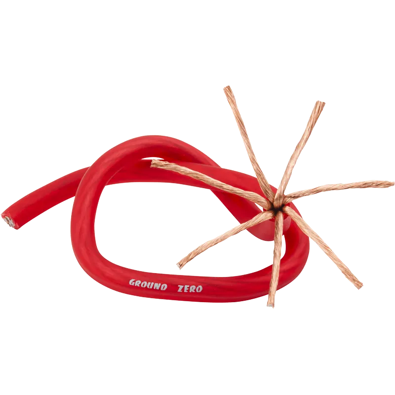 Maitinimo laidas 10 mm² Ground Zero GZPC 10R