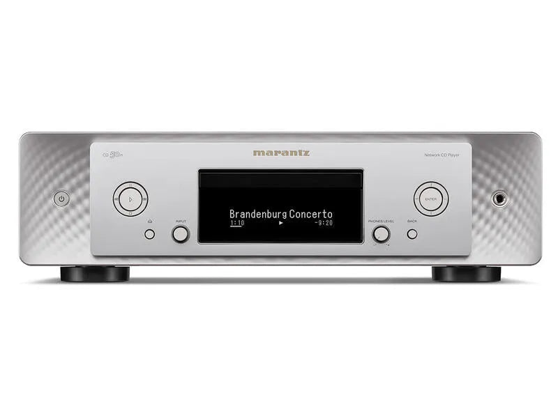 Marantz CD 50n, Hi-Res CD ir tinklo grotuvas HEOS, HDMI ARC - priekinė panelė su mygtukais ir ekranu