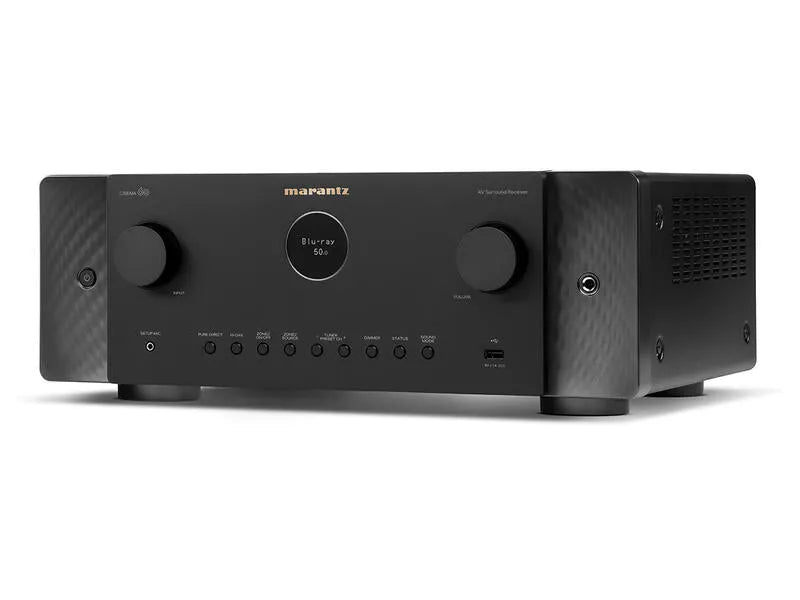 Marantz CINEMA 60, Premium 7.2 kanalų 8K AV Resyveris-Stiprintuvas su Dolby Atmos - Šoninis vaizdas su ventiliacijos grotelėmis