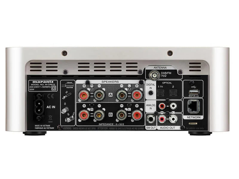 Marantz MELODY X (M-CR612), Viskas viename stiprintuvas su tinklo grotuvu, CD grotuvu