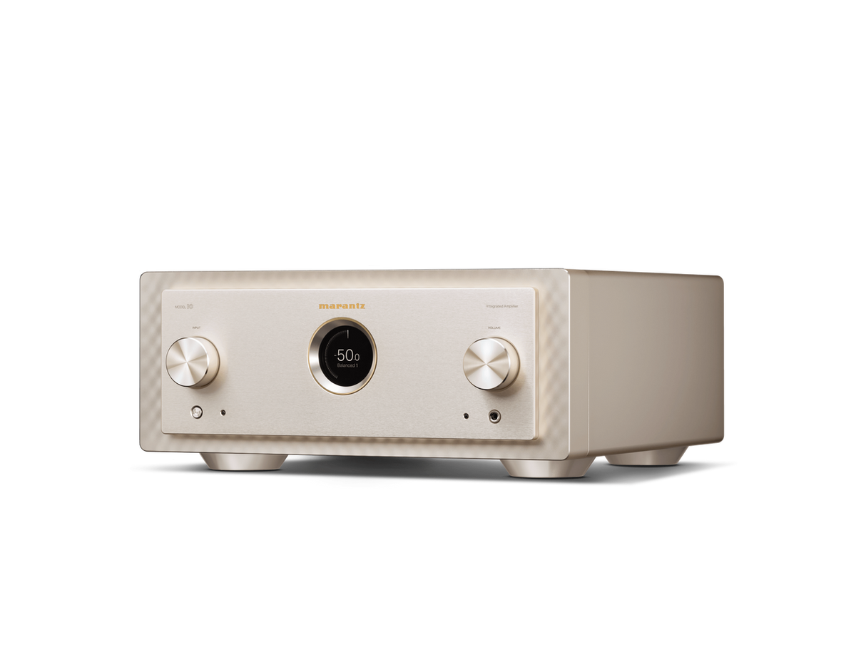 Marantz MODEL 10, integruotas stereo stiprintuvas 2x500W - apvalus ekranėlis su garsumo indikatoriumi