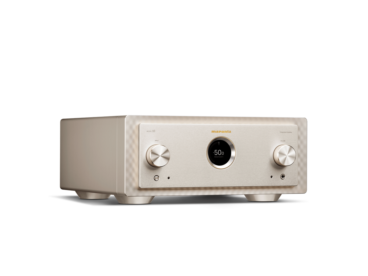 Marantz MODEL 10, integruotas stereo stiprintuvas 2x500W - apvalus ekranas su garsumo lygiu
