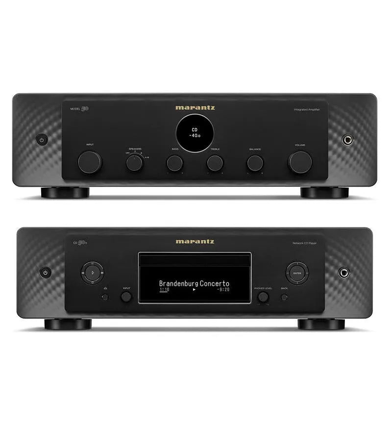 Marantz MODEL 50, Integruotas stiprintuvas ir Marantz CD 50n tinklo grotuvas - Prietaisų ekranai ir valdikliai
