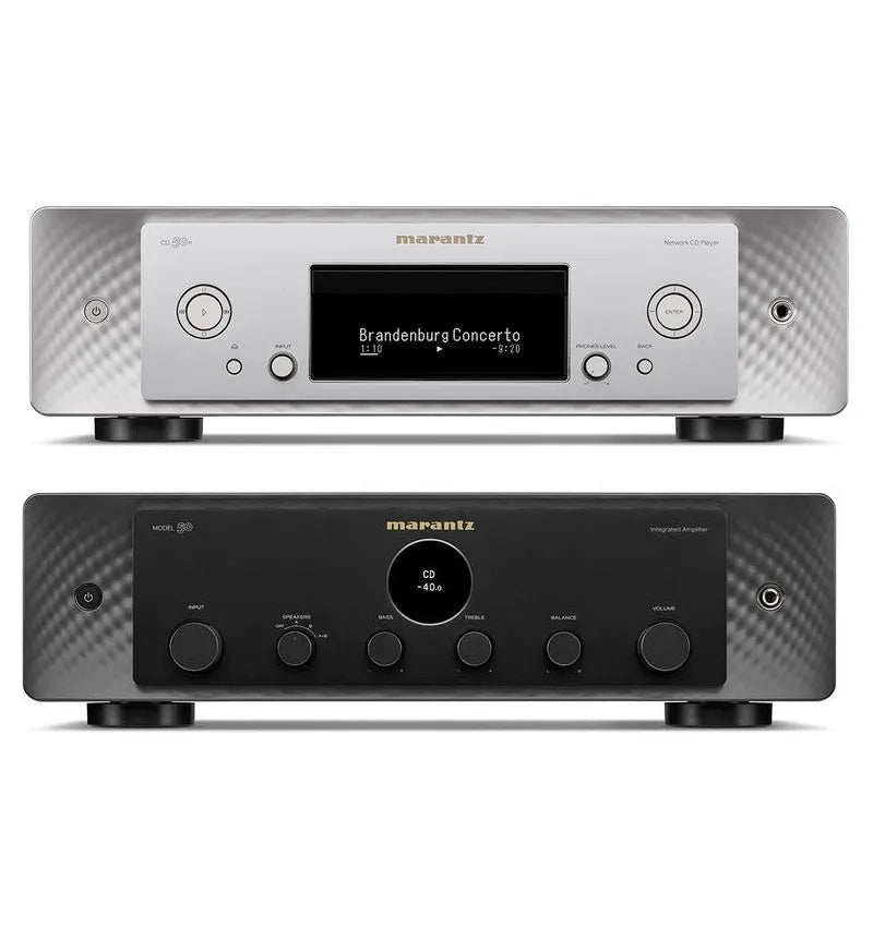 Marantz MODEL 50, Integruotas stiprintuvas ir Marantz CD 50n tinklo grotuvas - du prietaisai vienas ant kito