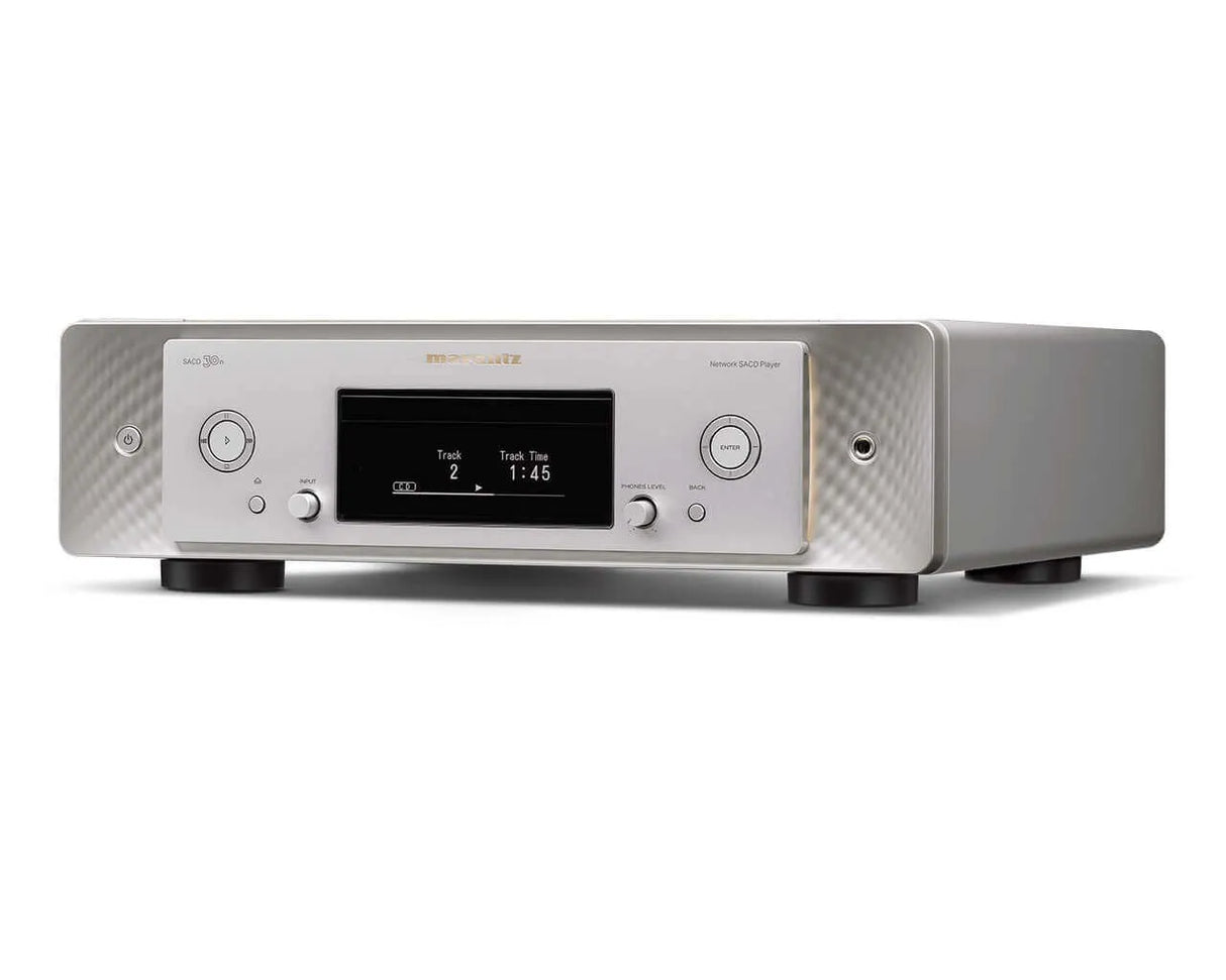 Marantz SACD 30n, Premium CD grotuvas - priekinė panelė su mygtukais ir ekranu