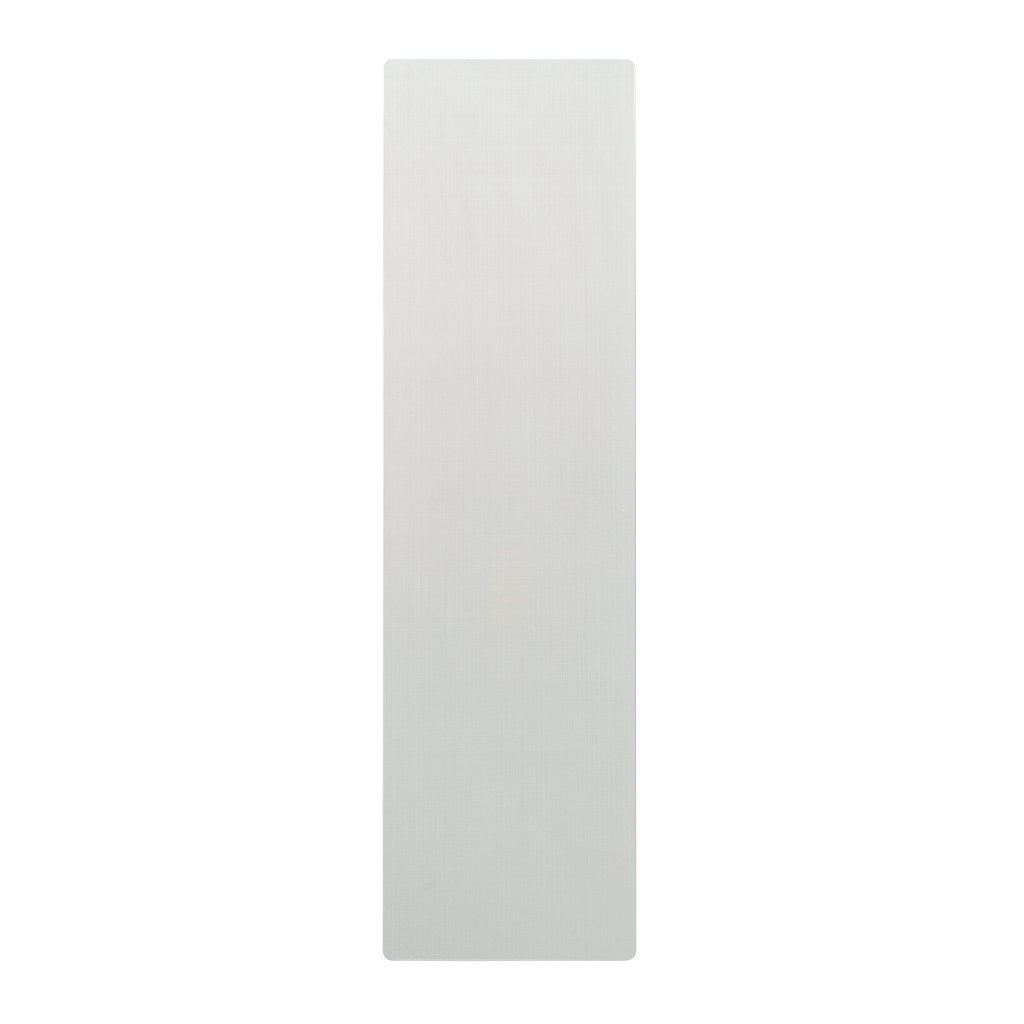 Martin Logan XTW6-LCR, į sieną montuojama garso kolonėlė - balta grotelių panelė iš arti