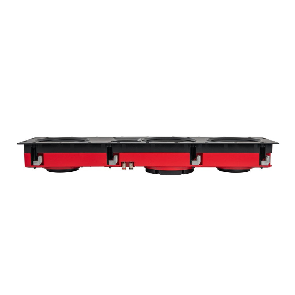 Martin Logan XTW6-LCR, į sieną montuojama garso kolonėlė - Šoninis vaizdas su jungtimis