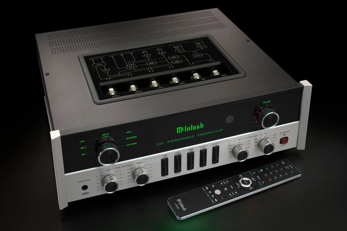 McIntosh C22 Mk V, 2-jų kanalų lempinis pradinis stiprintuvas