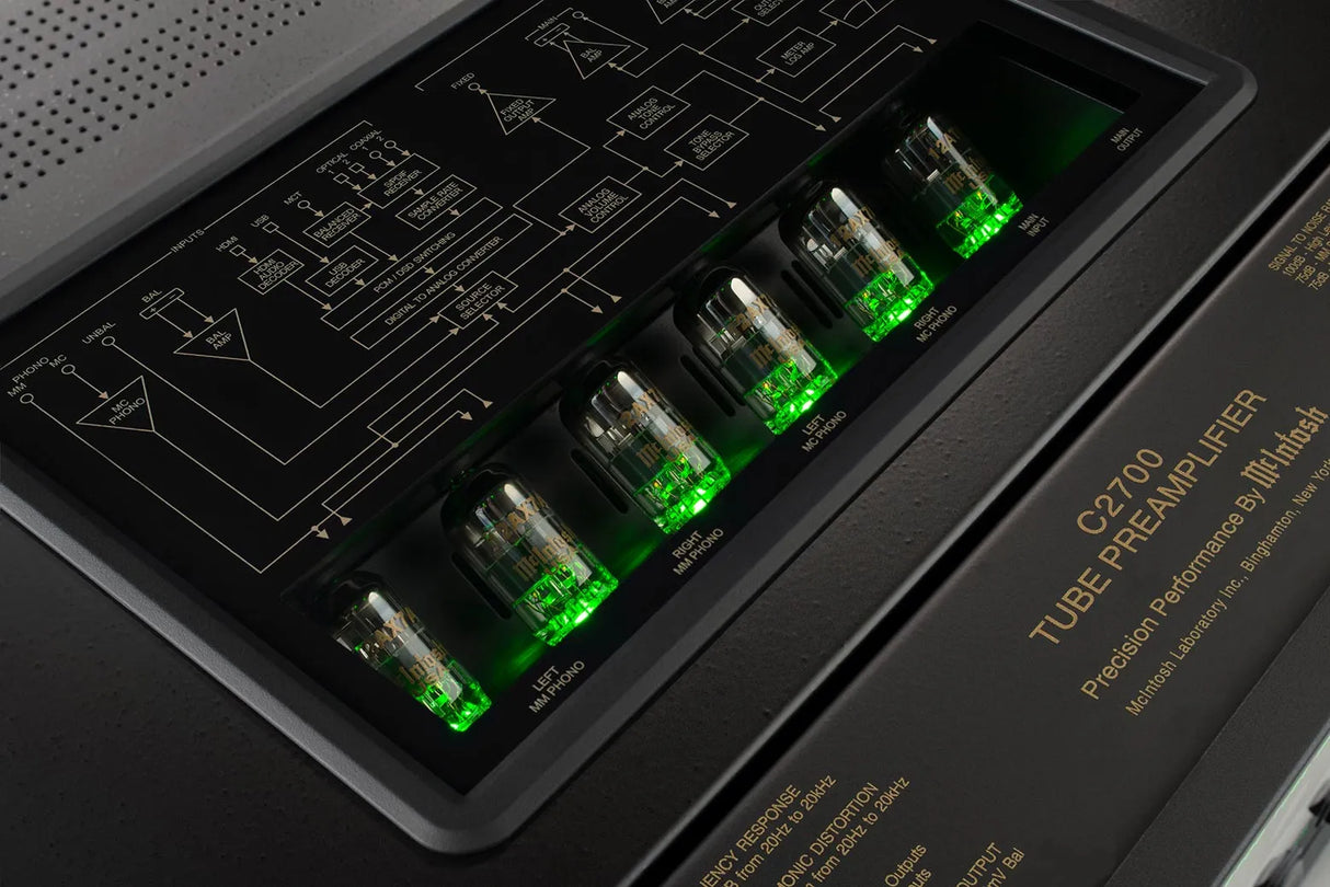McIntosh C2700, 2-jų kanalų lempinis pradinis stiprintuvas