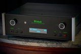 McIntosh C49, 2-jų kanalų pradinis stereo stiprintuvas - Žalias McIntosh logotipas ir modelis C49