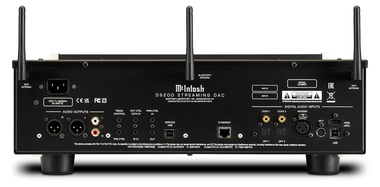 McIntosh DS200, tinklo grotuvas su DAC