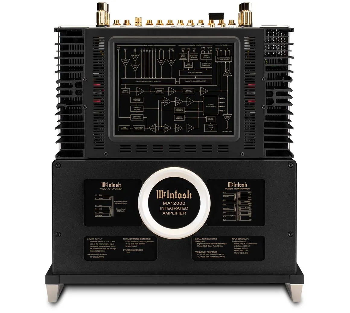 McIntosh MA12000, 2-jų kanalų integruotas hibridinis stiprintuvas