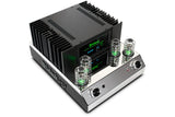 McIntosh MA252, 2-jų kanalų integruotas stereo stiprintuvas, 160W - Šoninis vaizdas su lemputėmis ir valdymo elementais