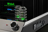 McIntosh MA252, 2-jų kanalų integruotas stereo stiprintuvas, 160W - Šviečiantys elektroniniai vamzdeliai ir McIntosh logotipas