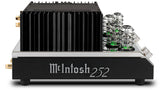 McIntosh MA252, 2-jų kanalų integruotas stereo stiprintuvas, 160W - Šoninis vaizdas su lemputėmis ir aušintuvu