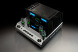 McIntosh MA352, 2-jų kanalų integruotas stereo stiprintuvas, 320W - Lempos su žaliais indikatoriais ir mėlyni matuokliai