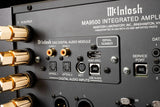 McIntosh MA9500, 2-jų kanalų integruotas stereo stiprintuvas - Galinė panelė su jungtimis ir serijos numeriu