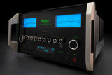 McIntosh MA9500, 2-jų kanalų integruotas stereo stiprintuvas - Mėlyni VU metrai ir valdymo mygtukai