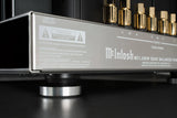 McIntosh MC1.25KW, monofoninis galios stiprintuvas 1200W - Auksiniai garsiakalbių jungtys ir užrašai