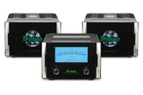 McIntosh MC2KW, monofoninis galios stiprintuvas, 2000W - Trys stiprintuvai, priekyje ekranas