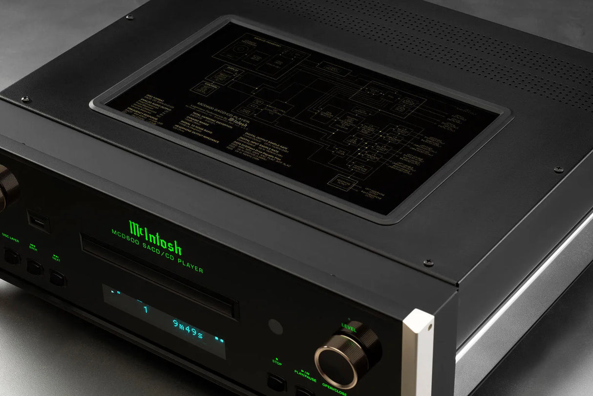McIntosh MCD600, 2-jų kanalų SACD/CD grotuvas su DAC