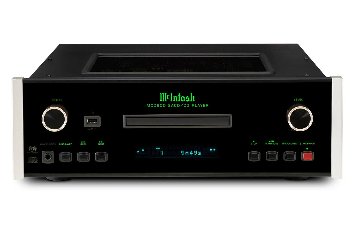 McIntosh MCD600, 2-jų kanalų SACD/CD grotuvas su DAC