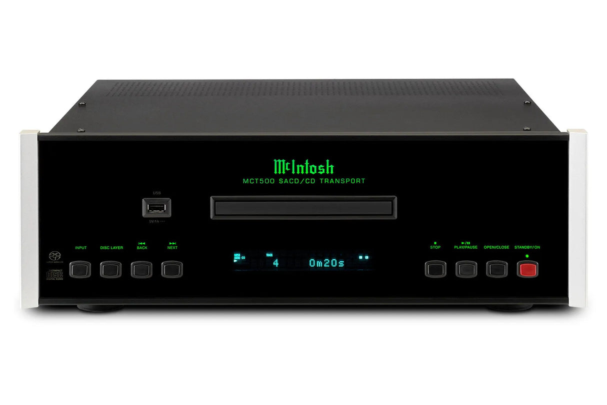 McIntosh MCT500, 2-jų kanalų SACD/CD transport'as