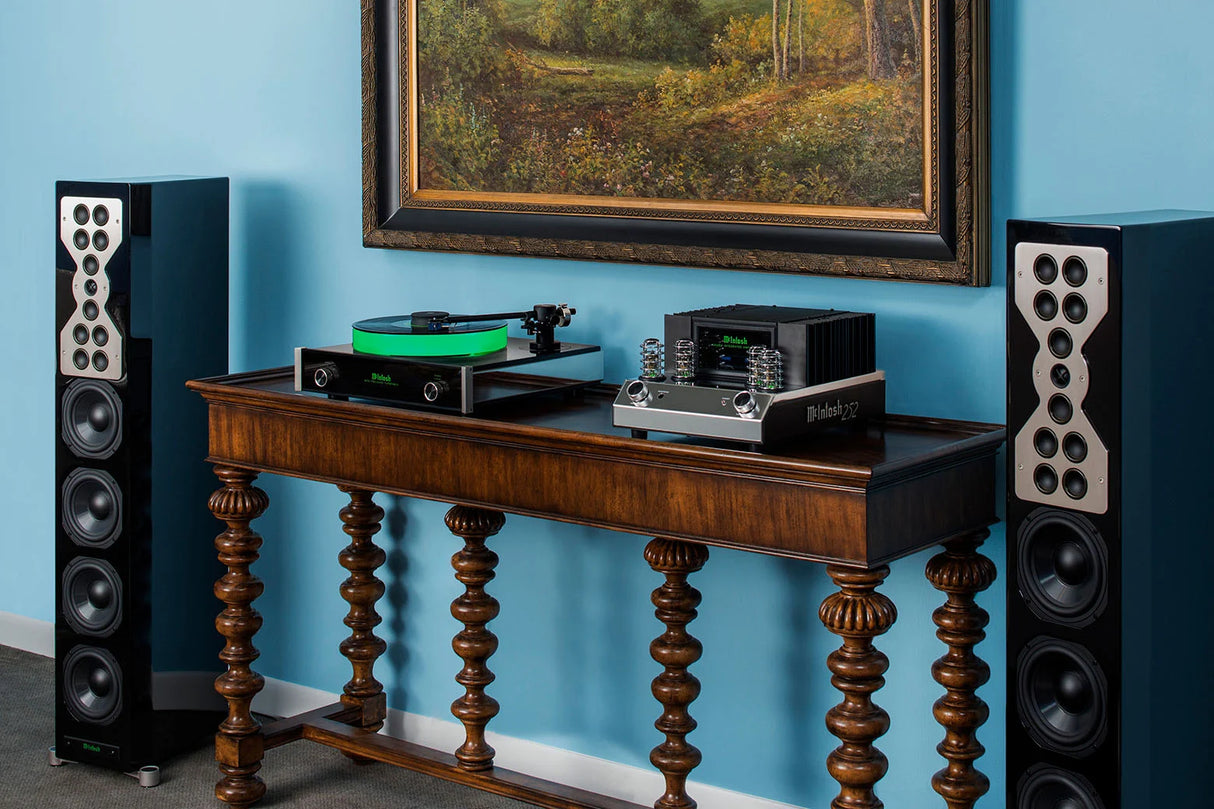 McIntosh MT5, patefonas su MM galvute