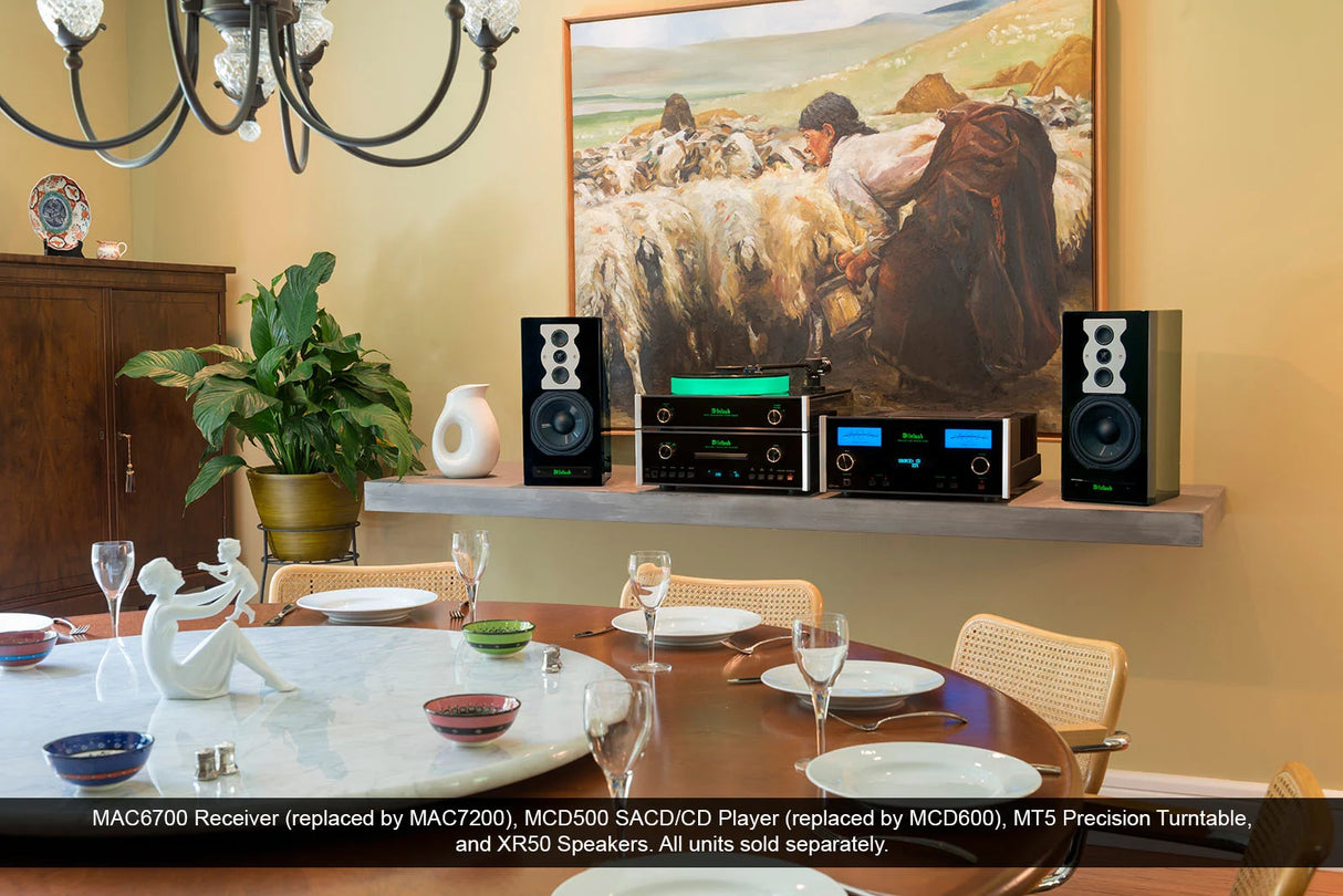 McIntosh MT5, patefonas su MM galvute